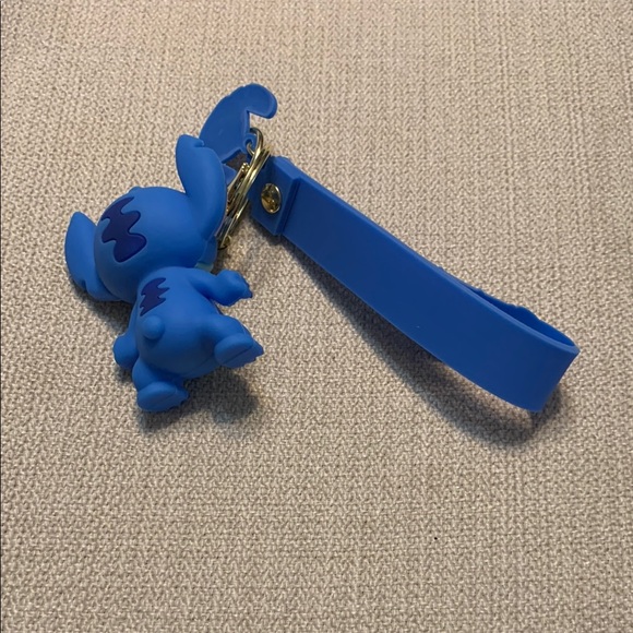 Stitch Blue Bag Charm/Keychain - Picture 3 of 3